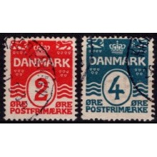 Bølgelinietype. Vandmærke III (krone).